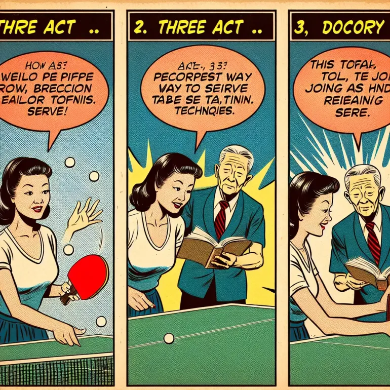 как правильно подавать подачу в настольном теннисе