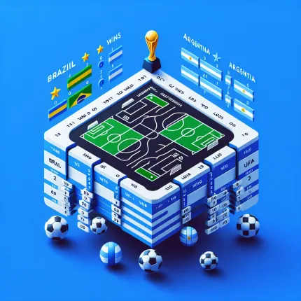 История Противостояния: Бразилия vs Аргентина в Турнирных Таблицах